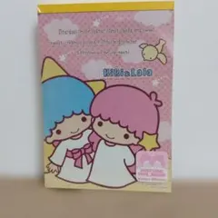 Kiki & Lala キキララ　メモ用紙　リトルツインスターズ　2004年製
