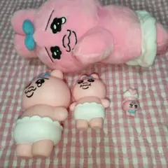 おぱんちゅうさぎ　ソフビフィギュア　ぬいぐるみ　ショルダー　ポシェットのサムネイル