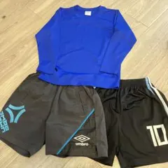 サッカーウェア　3点セット売り