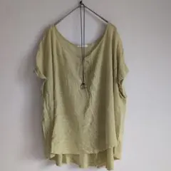 早い者勝ち‼️スタジオクリップ【F】リネンカットソー　薄手　レディースTシャツ