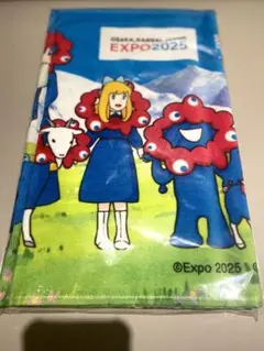 関西万博　EXPO2025 ミャクミャク　アルプスの少女ハイジ　フェイスタオル