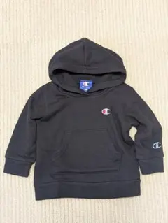 Champion 黒 フード付きパーカー サイズ80