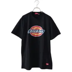Dickies ディッキーズ(L)プリントロゴ 半袖Tシャツ/ブラック