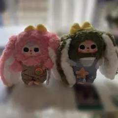 C*s様 Baby three ウサギの耳付きぬいぐるみ 2色セット