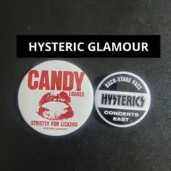 HYSTERIC GLAMOUR ヒステリックグラマー　缶バッジ　2個セットのサムネイル