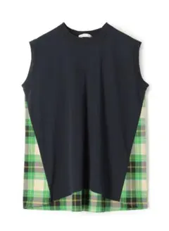 MACPHEE チェックコンビ ノースリーブ　新品