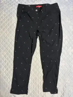 marie claire SPORT ゴルフパンツ LL ブラック 総柄 美品のサムネイル