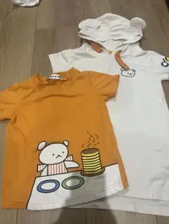 まとめ売りグラニフ　こぐまちゃん　半袖　Tシャツとパーカーワンピース90