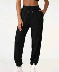 SHCEIN シーン　コットン素材ドローストリングジョガーパンツ　Lサイズ