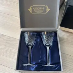 最終値下げボヘミアンハンドカットリードクリスタルワイングラス2個