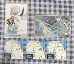 ハイキュー‼︎ メモリアルコレクション スクエアステッカー 星海 5点セット