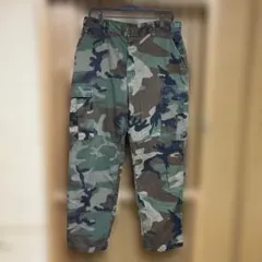 再値下げ　迷彩カーゴパンツ　古着