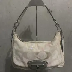 COACH コーチ 2way シグネチャー ワンショルダーバッグ スパンコール
