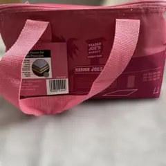 Trader Joe's ピンク クーラーバッグ