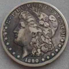 1890年CC アメリカ モルガンダラー 銀貨 カーソンシティ 1890年CC アメリカ モルガンダラー 銀貨 カーソンシティ - メルカリ