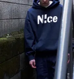 tttmsw n!ce shop nice hoodie navyのサムネイル