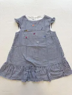 familiar ストライプ柄 ワンピース 110