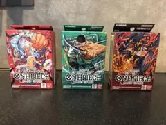 ワンピースカード スタートデッキ 3種セット ST-31 ST-32 ST-35 - メルカリ