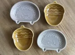 【新品】 ハリネズミとドングリの小皿セットのサムネイル