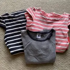 6ans(114-116) プチバトー　カットソー&ワンピース