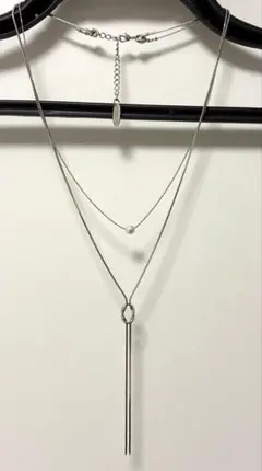 ナチュラルビューティーベーシック　2連ネックレス