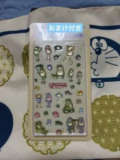 アミュキャラ ぶっくりんちょシール カエル