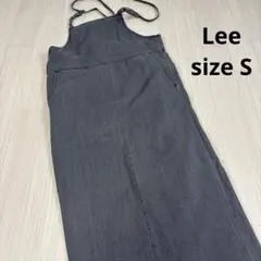 Lee グレー デニム リラックス　サロペット　スカート　ロング