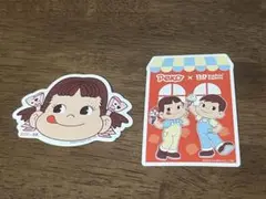 サーティワン　　ペコちゃんステッカー2枚