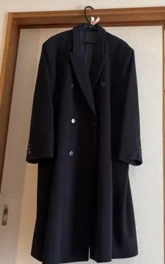 Jack pot 日本製 ブラックチェスターコート　ダブル