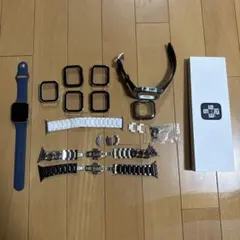 Apple WatchSE2 (GPS)44mm 本体 ネイビー バンド等付き