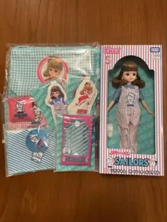 【訳あり】リカちゃんくじセーラーズ03オーバーオールスタイル　7点セット