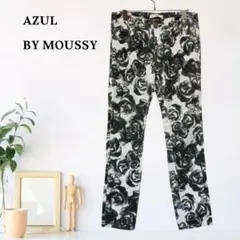 zC207【L】AZUL BY MOUSSY 花柄 パンツ フラワープリント