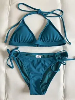 【美品】Pualani ターコイズブルー　ビキニ上下セット
