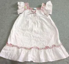 Lili Lundi 100 ワンピース ピンク 花柄 フリル 女の子 夏のサムネイル