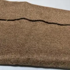ハギレ焦茶色の生地　約100cm x55cm