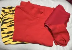 節分　赤鬼衣装　4点セット