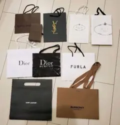 ブランドショップ袋　紙袋　10点セット