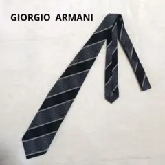最終値下げ！！Giorgio Armani ネクタイ ネイビー ストライプのサムネイル