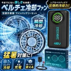 未使用品】 空調服ペルチェ 冷却ファン バッテリーセット - メルカリ