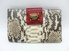 3559]美品 ＊COCOCELUX GOLD＊ フラグメントケース パイソン - メルカリ