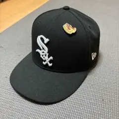 New Era 59FIFTY ブラック キャップ 7 1/2