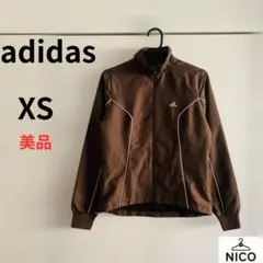 美品　アディダス adidas ゴルフ ジップジャケット ウィンドブレーカー
