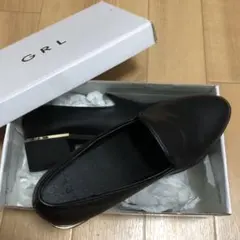 GRL 未使用品 GRL スリッポンマニッシュローファー ブラック！ローファー
