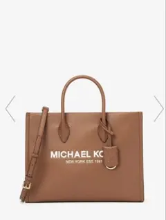 MIRELLA EW トート ミディアム マイケルコース ブラウン