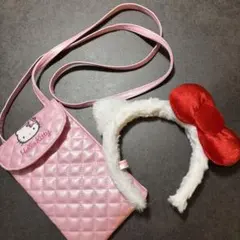 ハローキティ♡カチューシャ♡ポシェットset