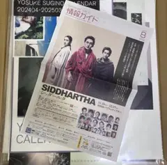 【3セット/特典写真つき】杉野遥亮　カレンダー　2025 シッダールタ広報誌