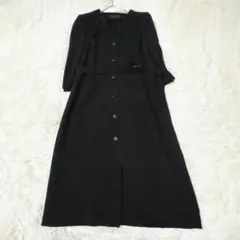ラブリエゾン ブラックフォーマル L ロングワンピース 礼服 喪服 冠婚葬祭