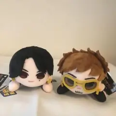 ゲオ限定　BATTLE OF TOKYO ひとやすみぬいぐるみマスコット 2個
