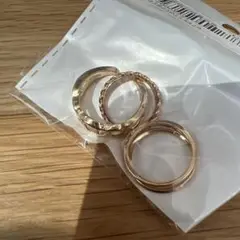 ゴールド色リング 4個セット