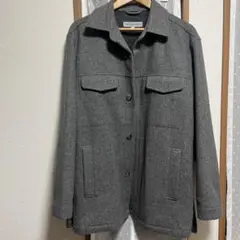 170〜175STUDIO by INTERMEZZOグレー ウールコート L